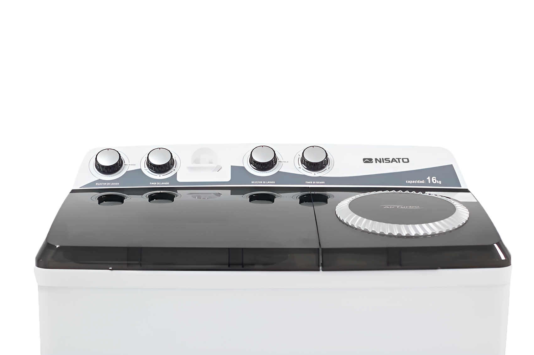 Lavadora Nisato Semi-Automática 16 Kg NWM-1610PXL