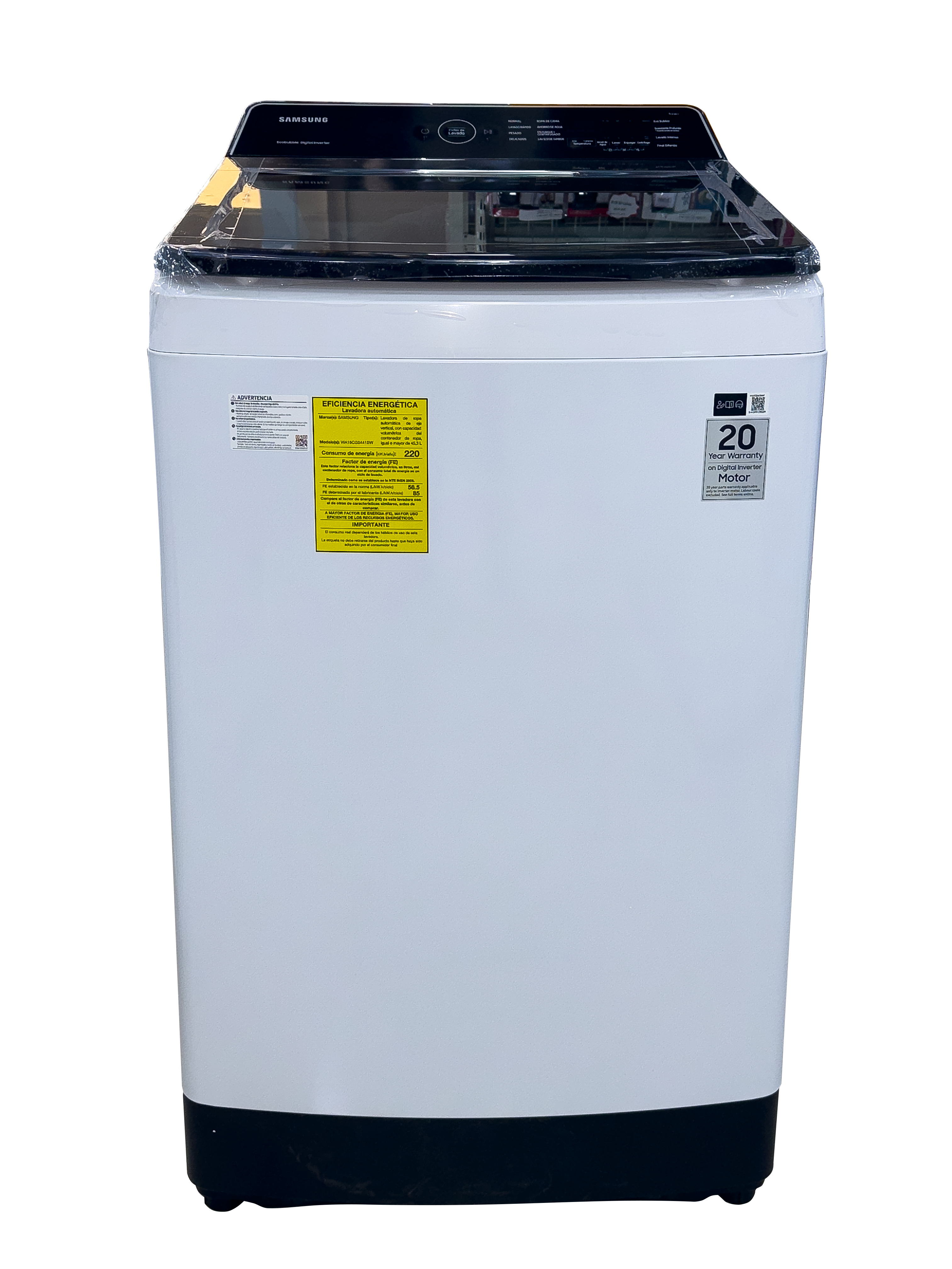 Lavadora Automática Samsung de 15 kg WA15CG5441BWAP