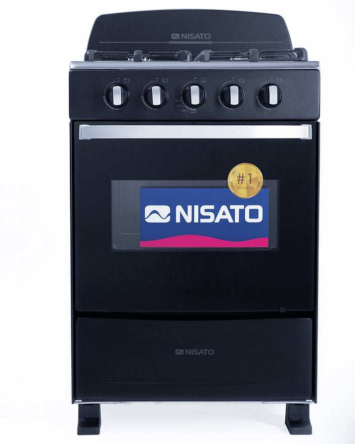 Estufa Nisato 24" Acero Inoxidable 4 Quemadores NE-2430