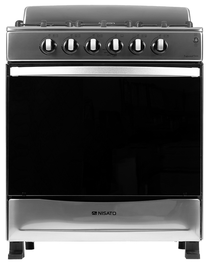 Estufa Nisato 30" Acero Inoxidable 5 Quemadores NPX-3063RLPHF