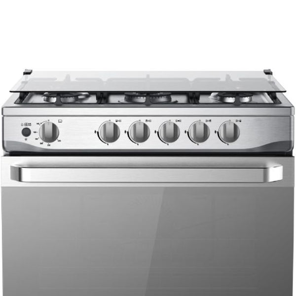 Estufa Nisato de 5 Quemadores con Air Fryer y Rostizador Integrado NEP-7764AFSDM