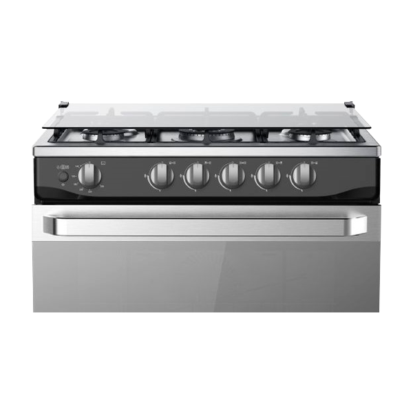 Estufa Nisato de 5 Quemadores con Air Fryer Integrado NEP-7735AFNDM