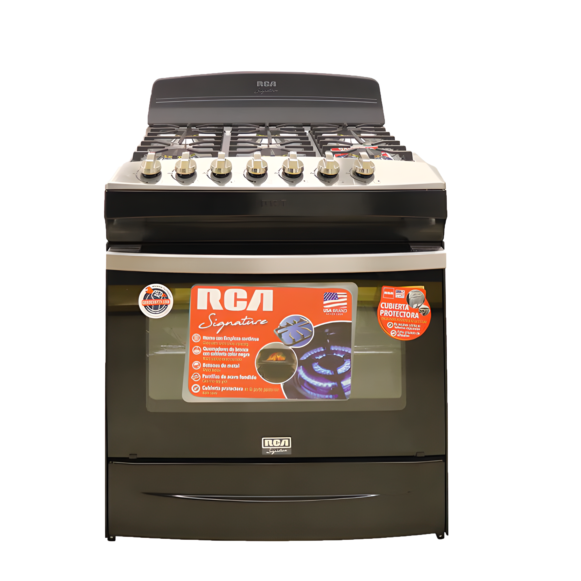 Estufa RCA 30" Acero Inoxidable 6 Quemadores RCCR7603.
