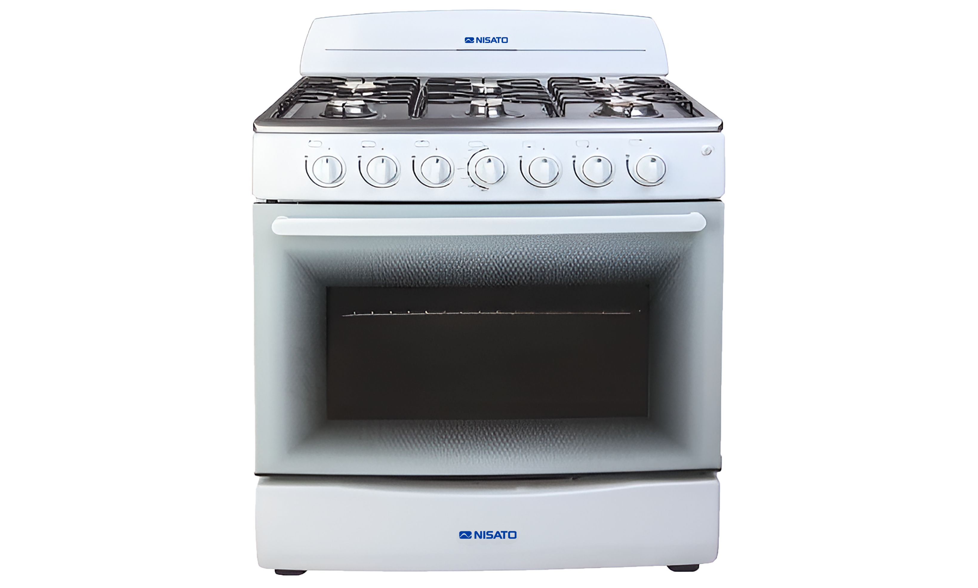 Estufa Nisato 30" Acero Inoxidable 6 Quemadores NE-3015R.