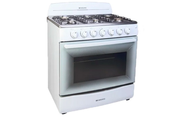 Estufa Nisato 30" Acero Inoxidable 6 Quemadores NE-3015R.