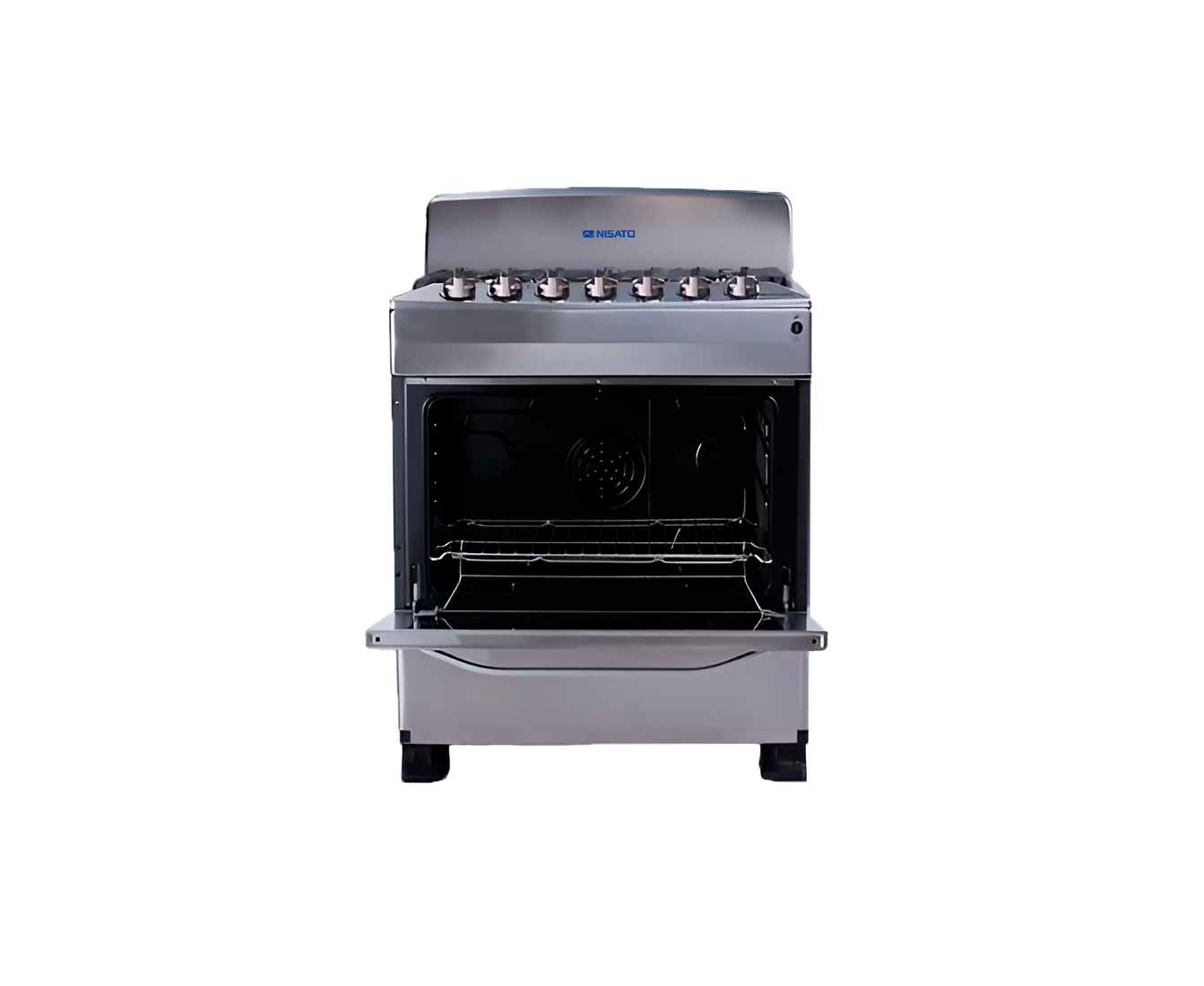Estufa Nisato 30" Acero Inoxidable 6 Quemadores NPX-7663TELAF