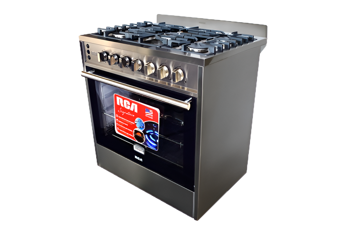 Estufa RCA 30" Acero Inoxidable 5 Quemadores RCCC800