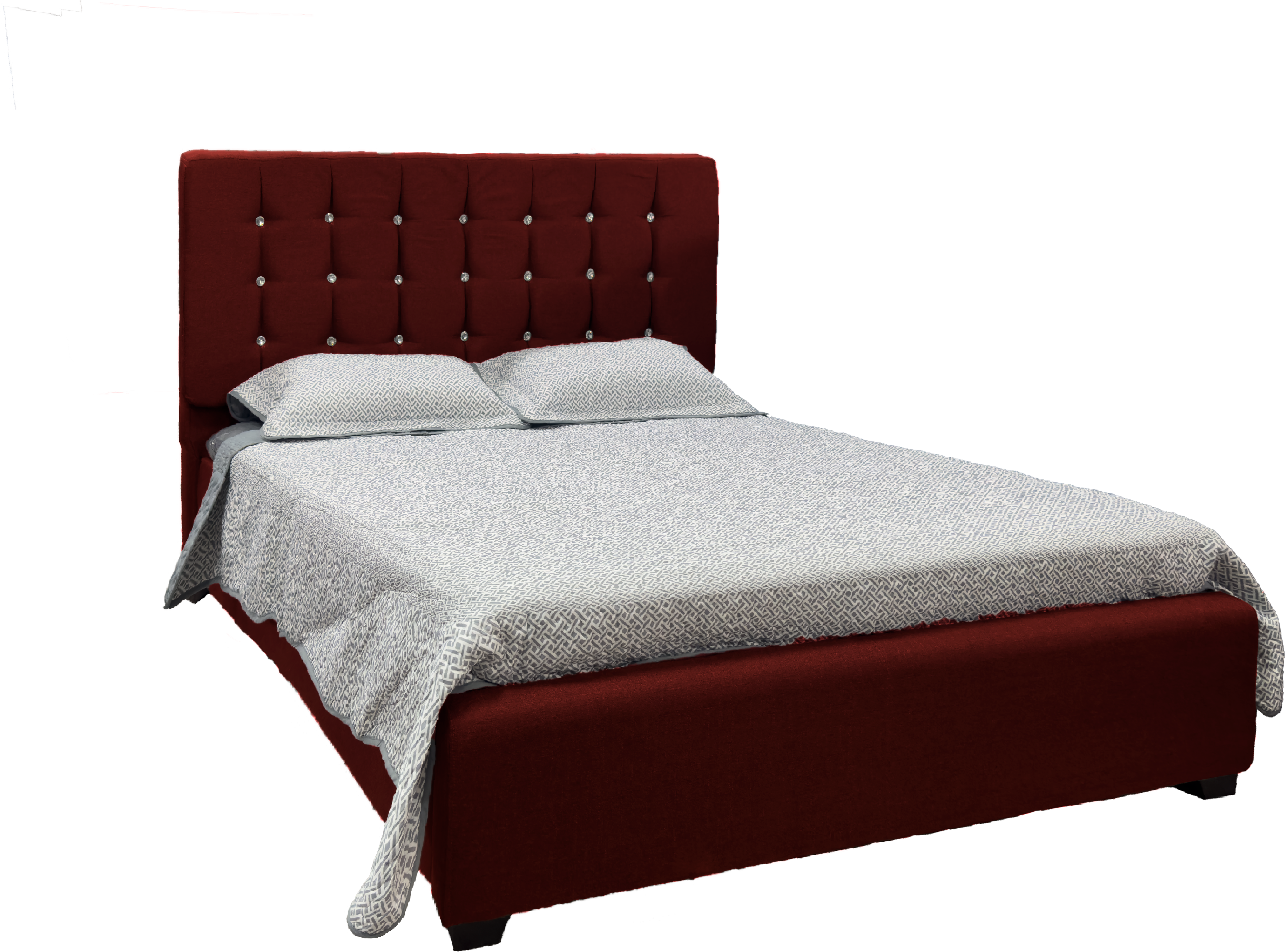 Cama Diamante Tapizada