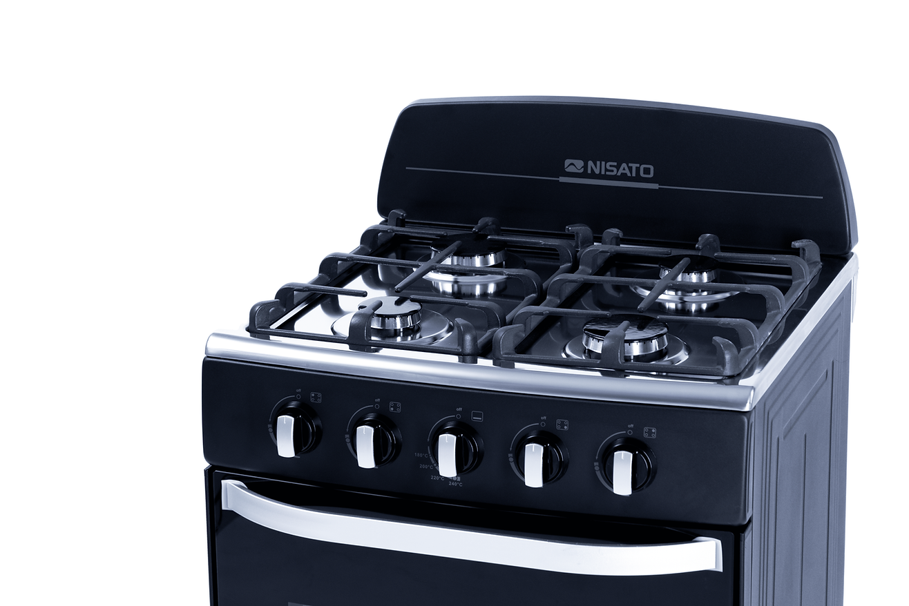 Estufa Nisato 24" Acero Inoxidable 4 Quemadores NE-2430