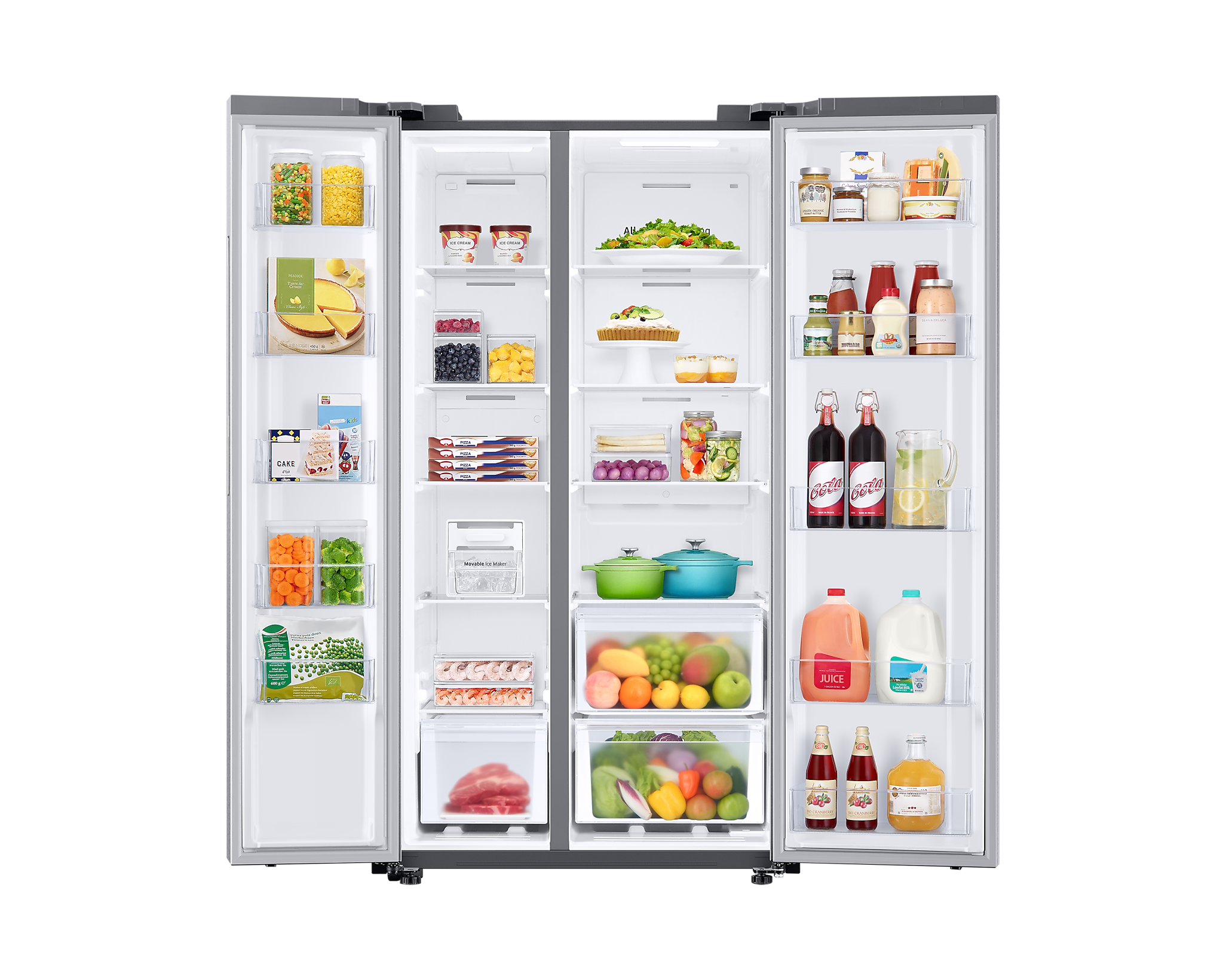 Refrigeradora Side by Side Samsung INVERTER de 23 p3 RS23T5B00S9/AP