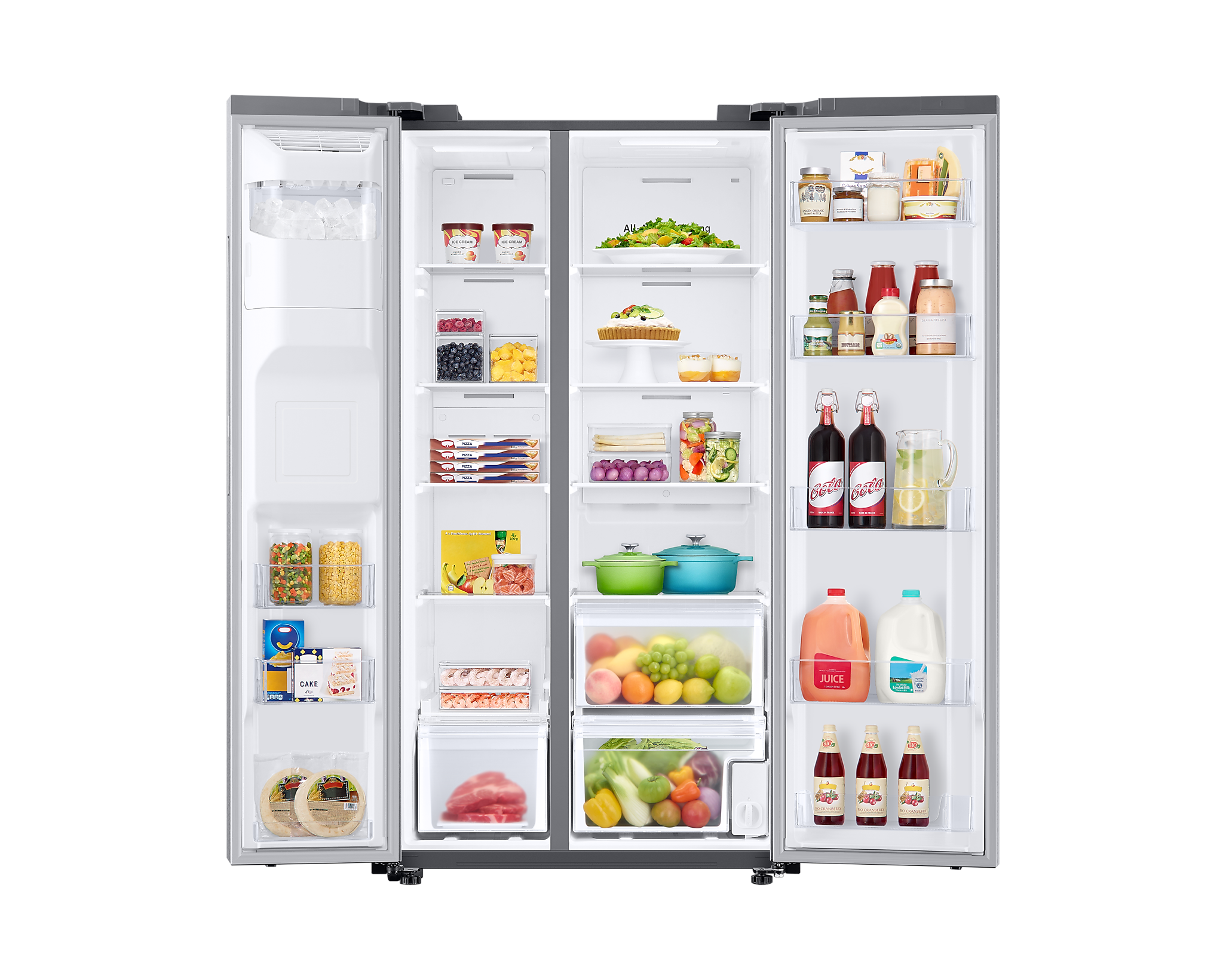 Refrigeradora Side by side Samsung INVERTER de 22 p3 RS22T5200S9