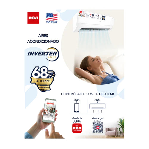 Aire Acondicionado RCA 12000 BTU INVERTER