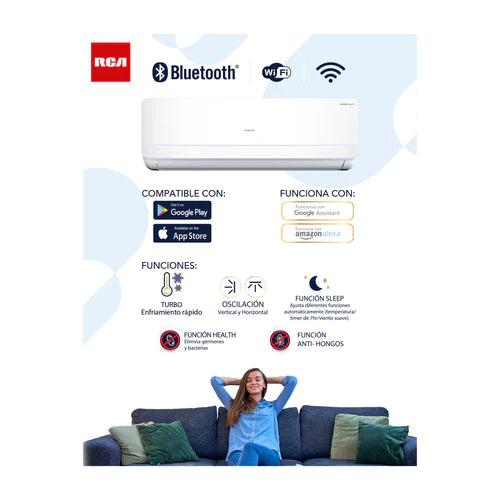 Aire Acondicionado RCA 12000 BTU INVERTER