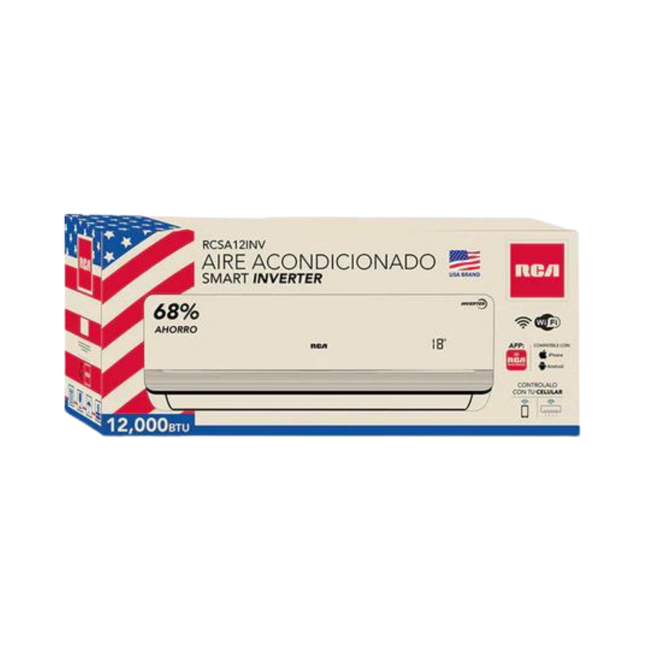 Aire Acondicionado RCA 12000 BTU INVERTER